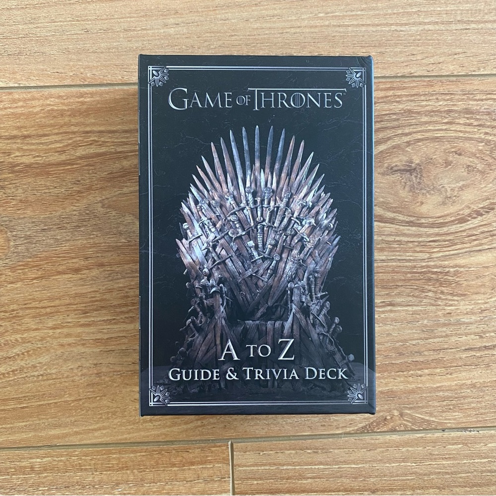 NIB Game of Thrones A to Z Guide & Trivia Deck